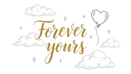 Valentine's day wishes with heartfelt love messages and romantic balloons