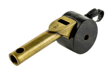 Brass and Wood Whistle