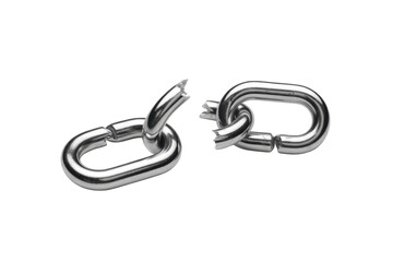 Obraz premium Broken chain link - Concept of freedom