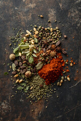 AI Image Of A Bunch Of Different Spices And Ingredients For Cooking