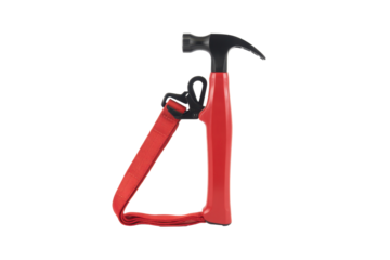 Red Hammer with Wrist Strap