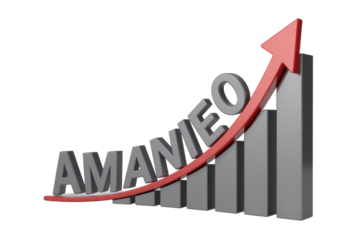 SEO Growth Chart With Red Arrow