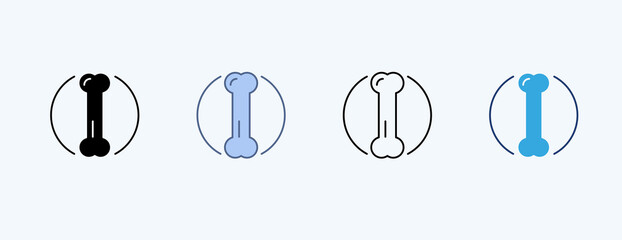 Calcium Multiple Icon Illustration Vector