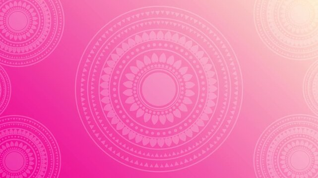 Pink Mandala Gradient background
