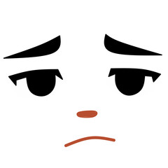 Vector illustration of an abstract man and woman face design featuring a black silhouette head with a mouth smile and fashion beauty icon eyes