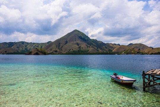 Kelor Island Seascape in the Komodo Islands, Indonesia