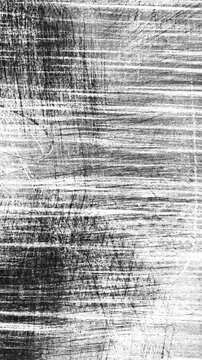 Vertical texture of scratched surface, looped fast background. Animation of chaotic hatching.