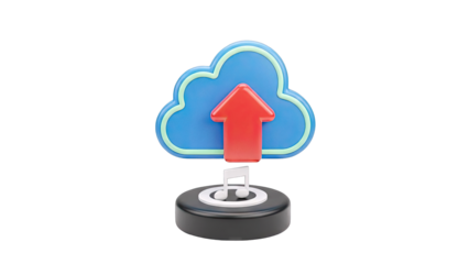Cloud Upload Music Icon