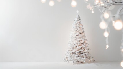 Obraz premium Peaceful White Christmas