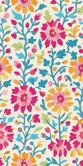 allover and floral abstract design for print