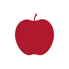 Obraz premium red apple vector illustration