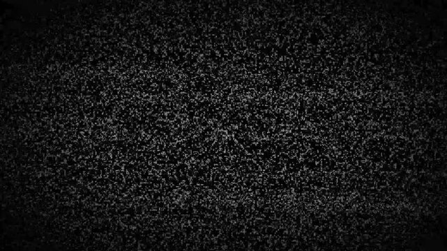 Tv no signal. Noise overlay texture pattern. . tv screen noise glitch effect 4k video...