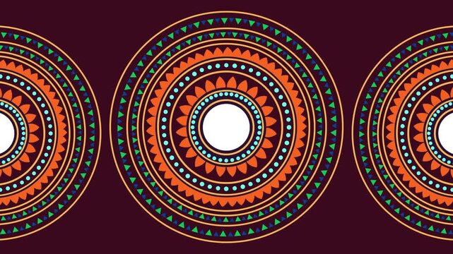Geometric Circle Pattern background