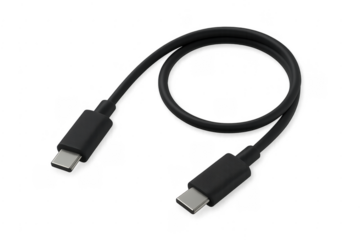 Usb-c cable connecting devices for charging and data