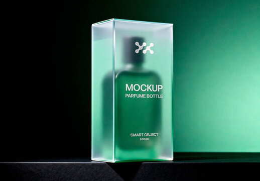 Parfume Bottle Box Mockup