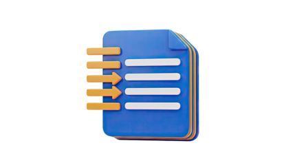 Document with Incoming Arrows Icon