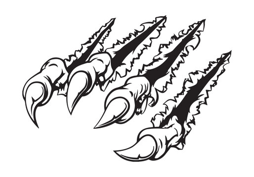 Monster Claw Scratch Marks