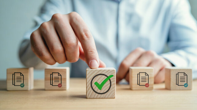 Approval Checklist Validation ConceptApproval Checklist Validation Concept