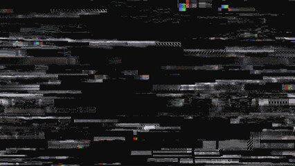 Abstract Digital Glitch Noise Background