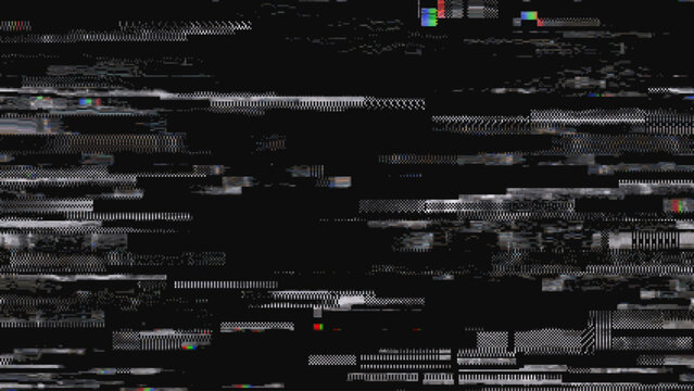 Abstract Digital Glitch Noise Background