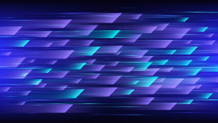 High Speed Motion Background. Abstract Vector Technology Background
