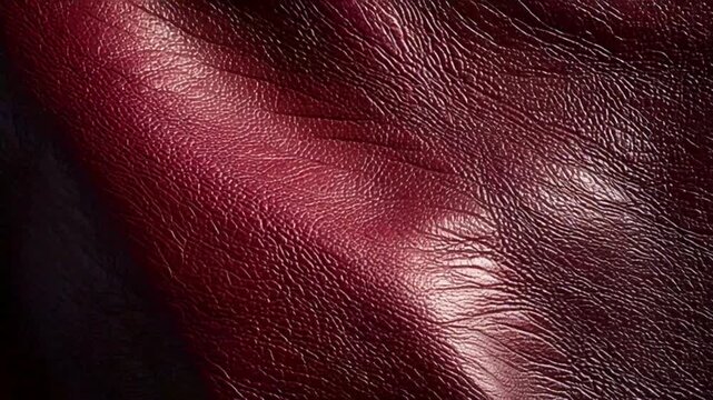 Crimson leather texture with subtle wrinkles