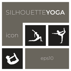 Minimalist black and white vector silhouette