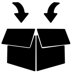 black box with arrow