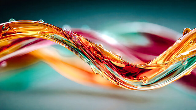 Ondulations color&eacute;s translucides