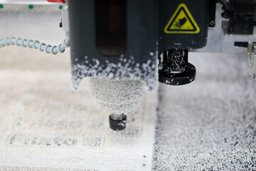 automated acrylic panel milling with CNC machine