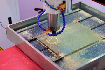 brass plate processing with CNC milling machine