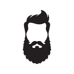 vector illustration of a barber shape