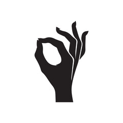 vector hand gesture illustration
