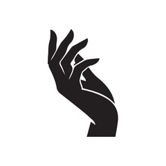 Obraz premium hand gesture vector illustration