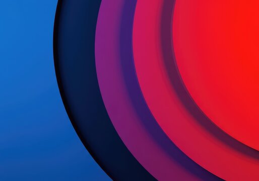 Abstract background showing layered geometric shapes and smooth color gradients creating a balanced, multidimensional visual flow ,lines ,aesthetic ,clean