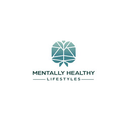 Mentally Healthy Lifestyle MHL Logo Design