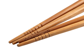 chopsticks isolated on white background