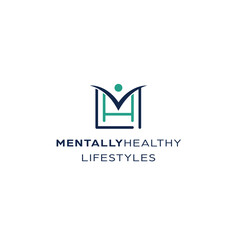 Mentally Healthy Lifestyle MHL Logo Design