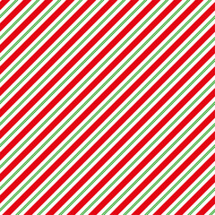 Candy Cane Seamless Pattern Repeat Design