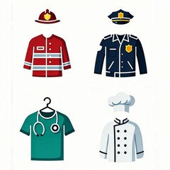 uniform icons illustration 