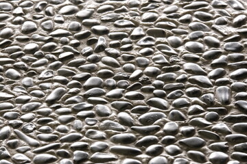 敷き詰められた石敷き