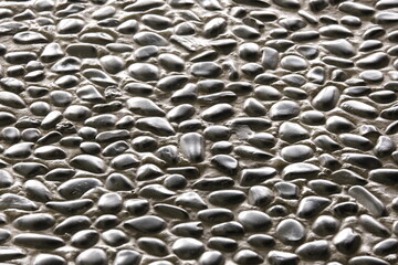 敷き詰められた石敷き