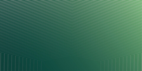Abstract modern striped lines on green emerald background.
