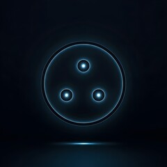 Futuristic control panel