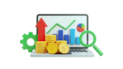 Financial Growth and Analysis Icons