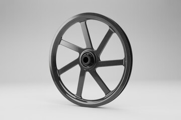 Obraz premium Carbon Fiber Motorcycle Wheel