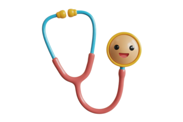 Cute Stethoscope with Smiley Face