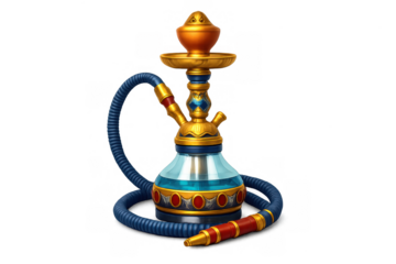 Vibrant hookah design for relaxation and lounge decor