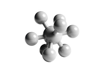 Molecule model of chemical compound