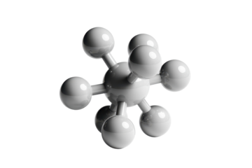 Molecule model of chemical compound